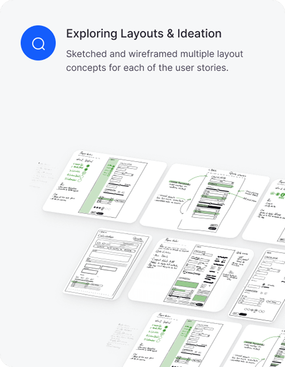 Exploring Layouts & Ideation